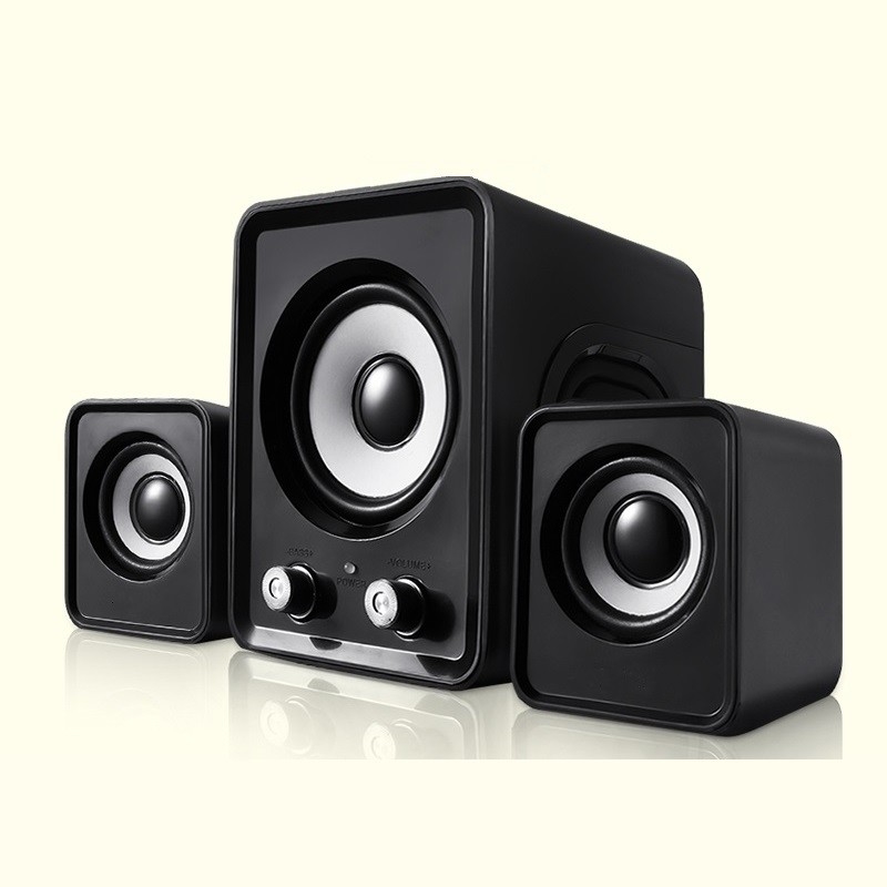 Satélites estéreos atados con alambre de los Presidentes de los Presidentes USB 2,1 del ordenador dos con el subwoofer para la PC disponible en colores múltiples