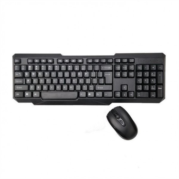 Kit de teclado inalámbrico Teclado USB 2.4G para computadora portátil o computadora - Teclado de tamaño completo con teclado numérico