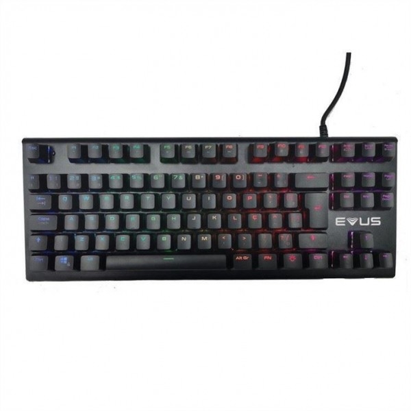 Wireless Mechanical 87 Keyboard Mouse RGB retroiluminado con cable antipolvo para máquina de escribir