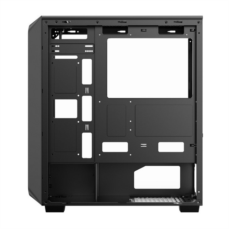 Caso de juegos para PC de la torre media ETEK Caso de juegos para PC de la torre media ATX Caso de computadora soporte 6 ventiladores ARGB, Pandel de lado de vidrio templado.
