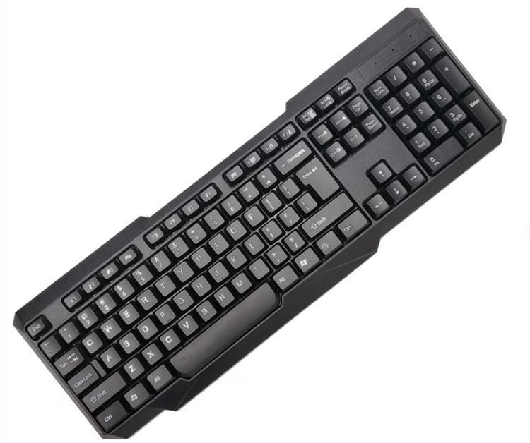 Kit de teclado inalámbrico Teclado USB 2.4G para computadora portátil o computadora - Teclado de tamaño completo con teclado numérico
