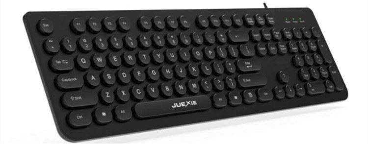 Teclado y mouse de computadora con cable de chocolate silencioso Teclado personalizado 60 para PC KB1430
