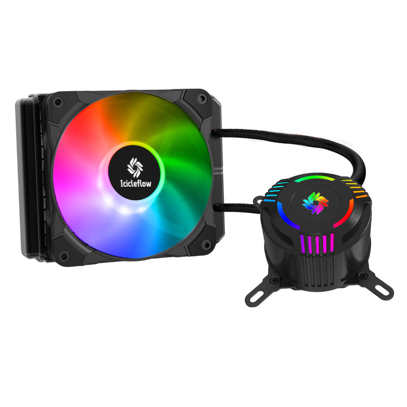 bomba hermética del flujo del radiador de los refrigeradores de la caja del ordenador de la CPU de 120m m RGB alta para la CPU de AMD/Intel