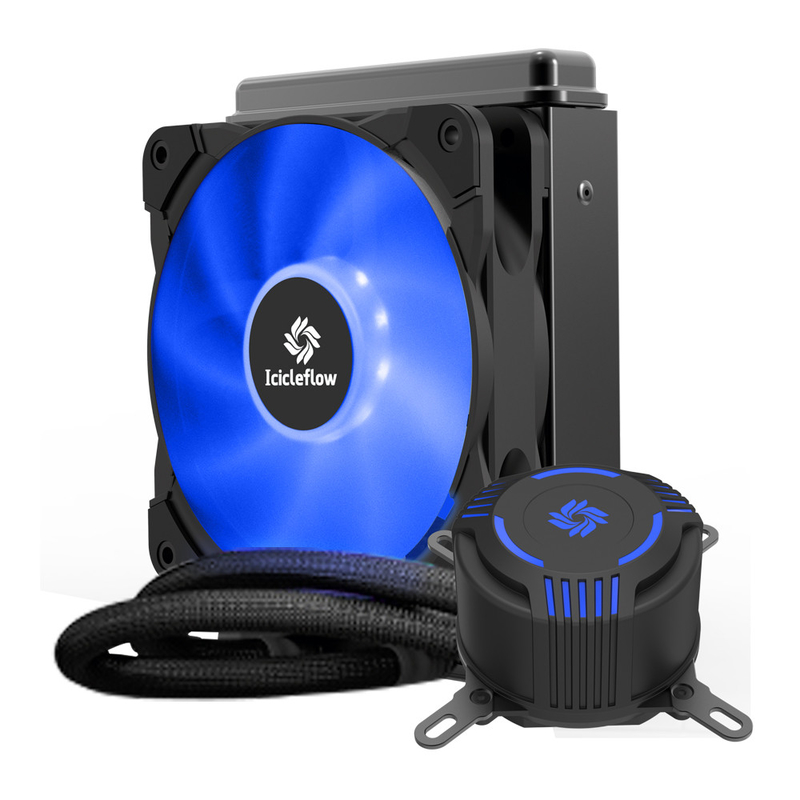 bomba hermética del flujo del radiador de los refrigeradores de la caja del ordenador de la CPU de 120m m RGB alta para la CPU de AMD/Intel