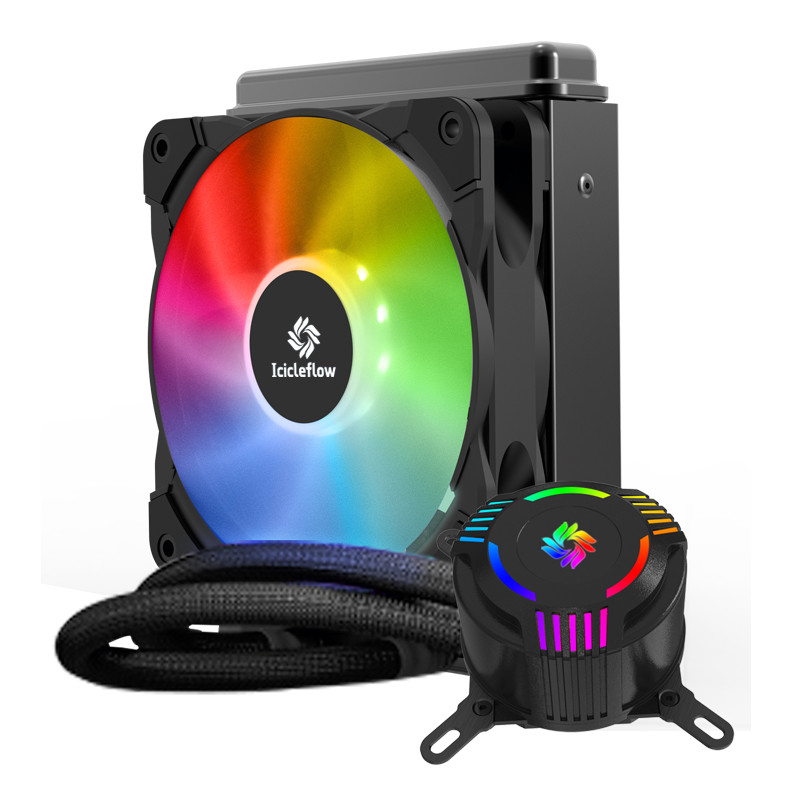 bomba hermética del flujo del radiador de los refrigeradores de la caja del ordenador de la CPU de 120m m RGB alta para la CPU de AMD/Intel