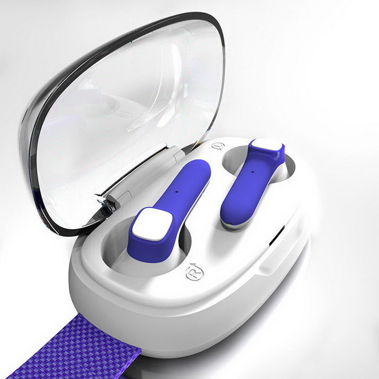 Auriculares de botón de los auriculares de Bluetooth del deporte del Odm para la caja de carga del funcionamiento y del deporte