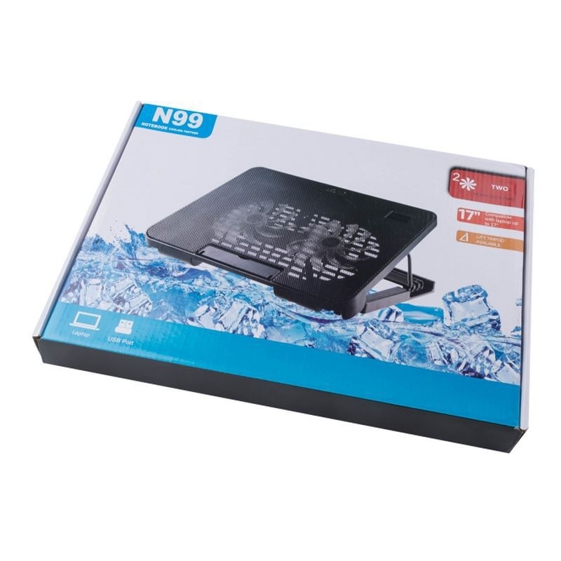 ETEK Laptop Pad de enfriamiento Notebook Laptop bandeja de enfriamiento portátil Externo Laptop refrigerador de gran tamaño pero silencioso