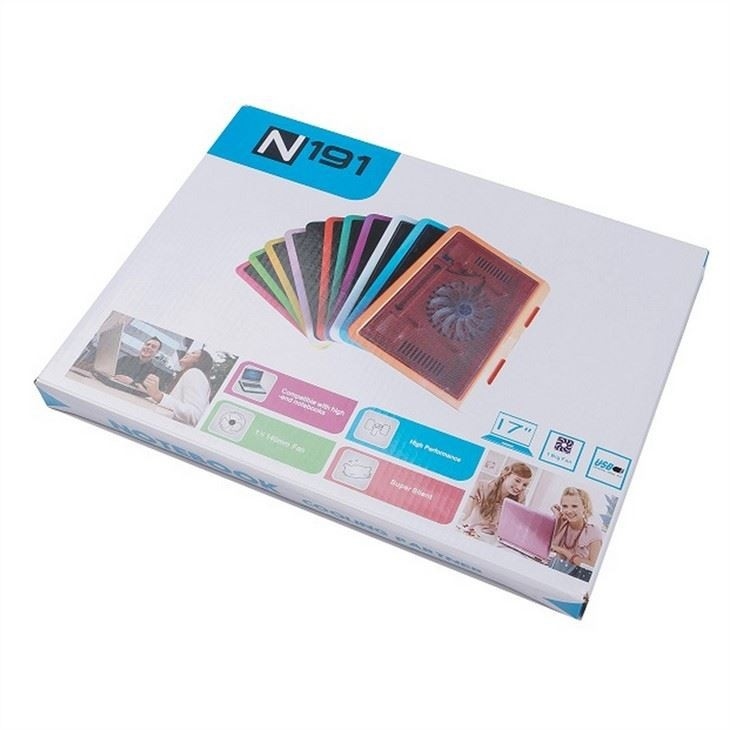 Base de refrigeración para portátil ETEK - OEM Delgada y silenciosa 5V Plataforma de refrigeración para portátil de 17 pulgadas Muchos colores disponibles