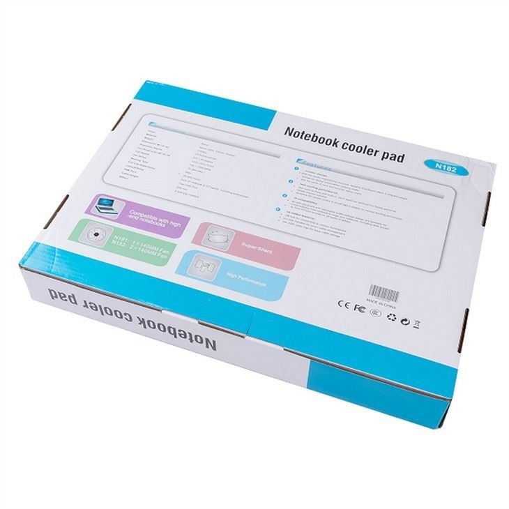Pad de enfriamiento de portátil ETEK- Sistema de enfriador de portátil RGB de 14 pulgadas personalizado silencioso con inclinación de gran ángulo