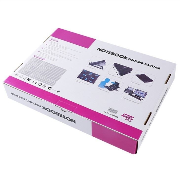 ETEK- ODM bandeja de enfriamiento de computadora portátil cuántica silenciosa con 1 ventilador refrigerador de portátil silencioso de 14 cm ventilador grande