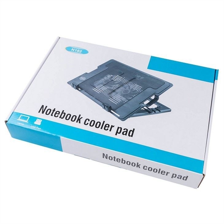 ETEK - Bandeja de refrigeración ajustable para portátil con ventilación para portátiles, notebooks, tabletas PC, Microsoft Surface