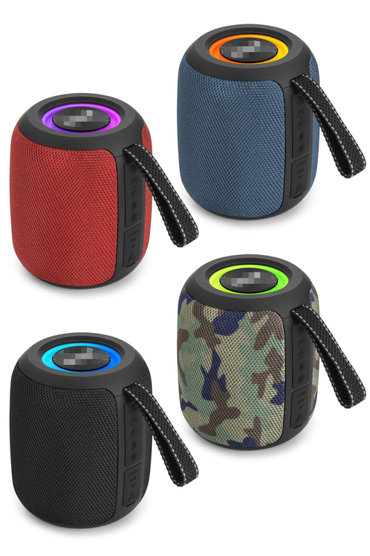 Portable 10W Hi-Fi Running Marquee Radio Bluetooth altavoz con luces, adecuado para emparejar con un televisor o proyector para disfrutar de alta calidad de audio y vídeo en el hogar tiempo