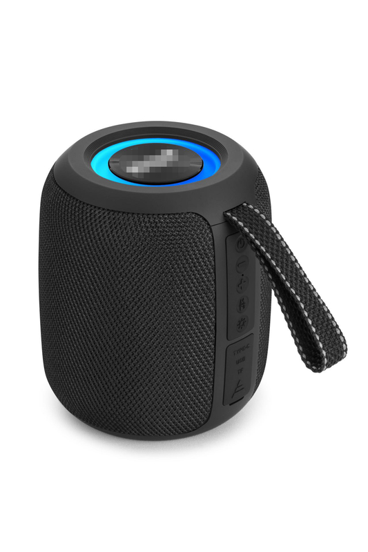 Portable 10W Hi-Fi Running Marquee Radio Bluetooth altavoz con luces, adecuado para emparejar con un televisor o proyector para disfrutar de alta calidad de audio y vídeo en el hogar tiempo