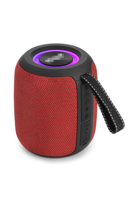Portable 10W Hi-Fi Running Marquee Radio Bluetooth altavoz con luces, adecuado para emparejar con un televisor o proyector para disfrutar de alta calidad de audio y vídeo en el hogar tiempo