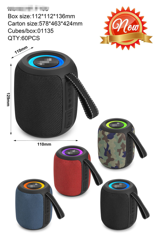 Portable 10W Hi-Fi Running Marquee Radio Bluetooth altavoz con luces, adecuado para emparejar con un televisor o proyector para disfrutar de alta calidad de audio y vídeo en el hogar tiempo