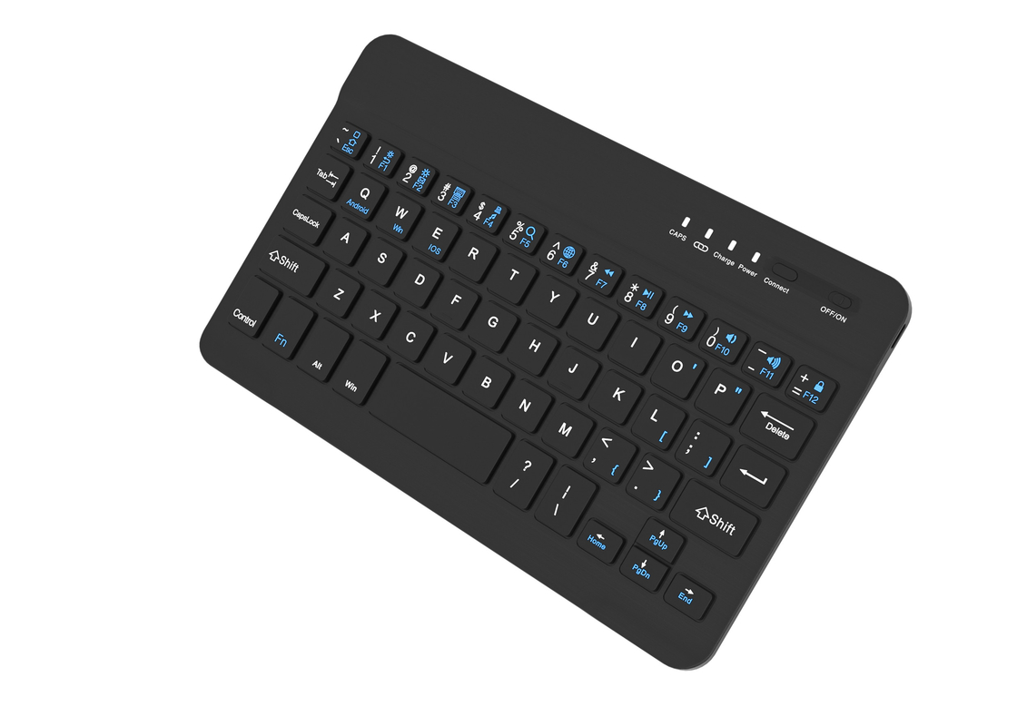 59 teclas teclado Bluetooth pequeño, ligero y portátil para usar en cualquier momento y en cualquier lugar en dispositivos Apple iPad y Android