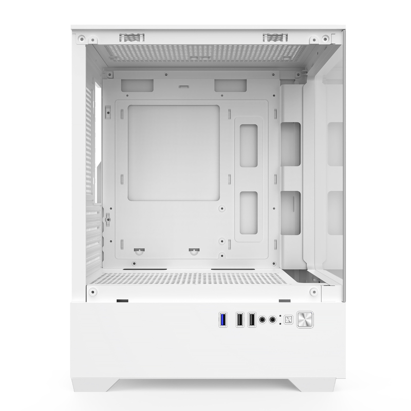Micro-ATX ITX PC Gaming Case 1 HDD Bay 1 SSD Drive Bay Ambos colores en blanco y negro