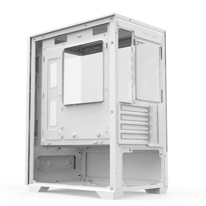 Micro-ATX ITX PC Gaming Case 1 HDD Bay 1 SSD Drive Bay Ambos colores en blanco y negro