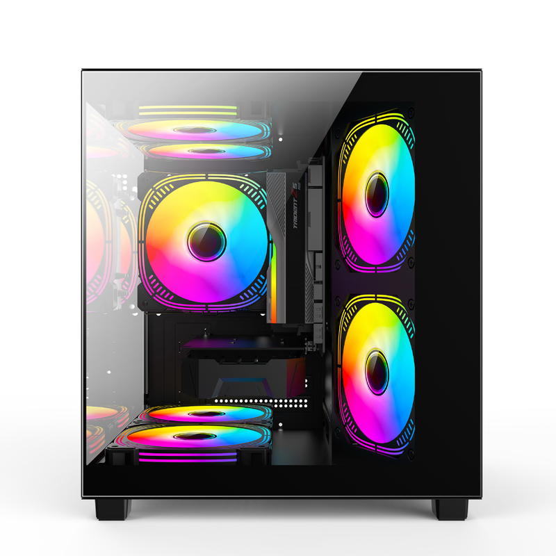 Micro-ATX / ITX PC Case Awesome Dissipación de calor admite muchas configuraciones de hardware diferentes para jugadores profesionales