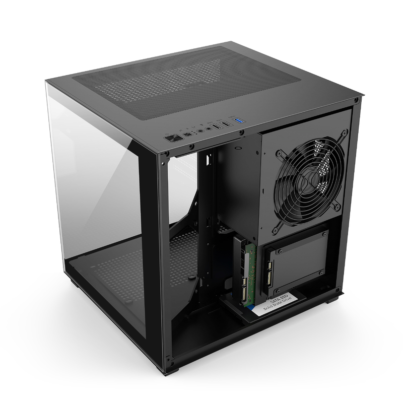 Micro-ATX / ITX PC Case Awesome Dissipación de calor admite muchas configuraciones de hardware diferentes para jugadores profesionales