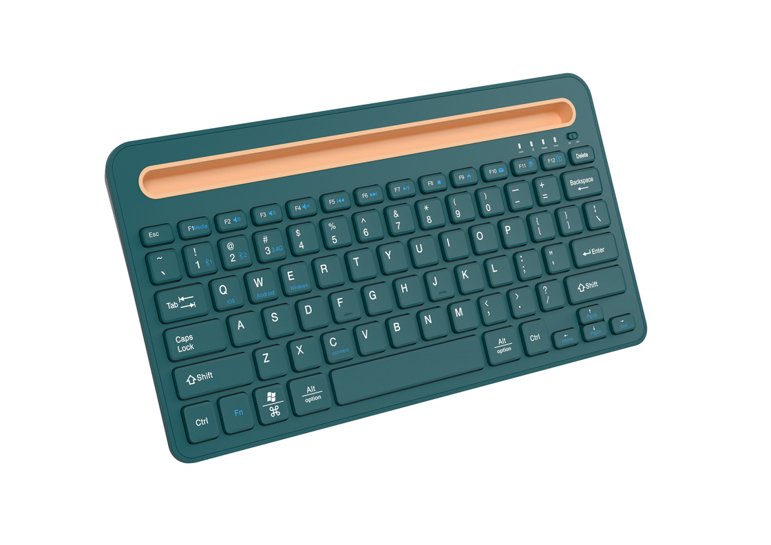 78 teclas Bluetooth 3.0 o 5.0 + 2.4G teclados Bluetooth para oficina y entretenimiento