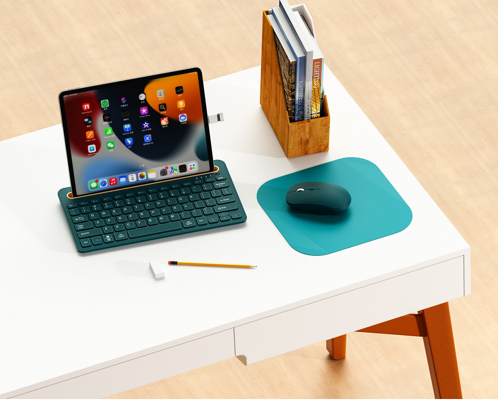 78 teclas Bluetooth 3.0 o 5.0 + 2.4G teclados Bluetooth para oficina y entretenimiento