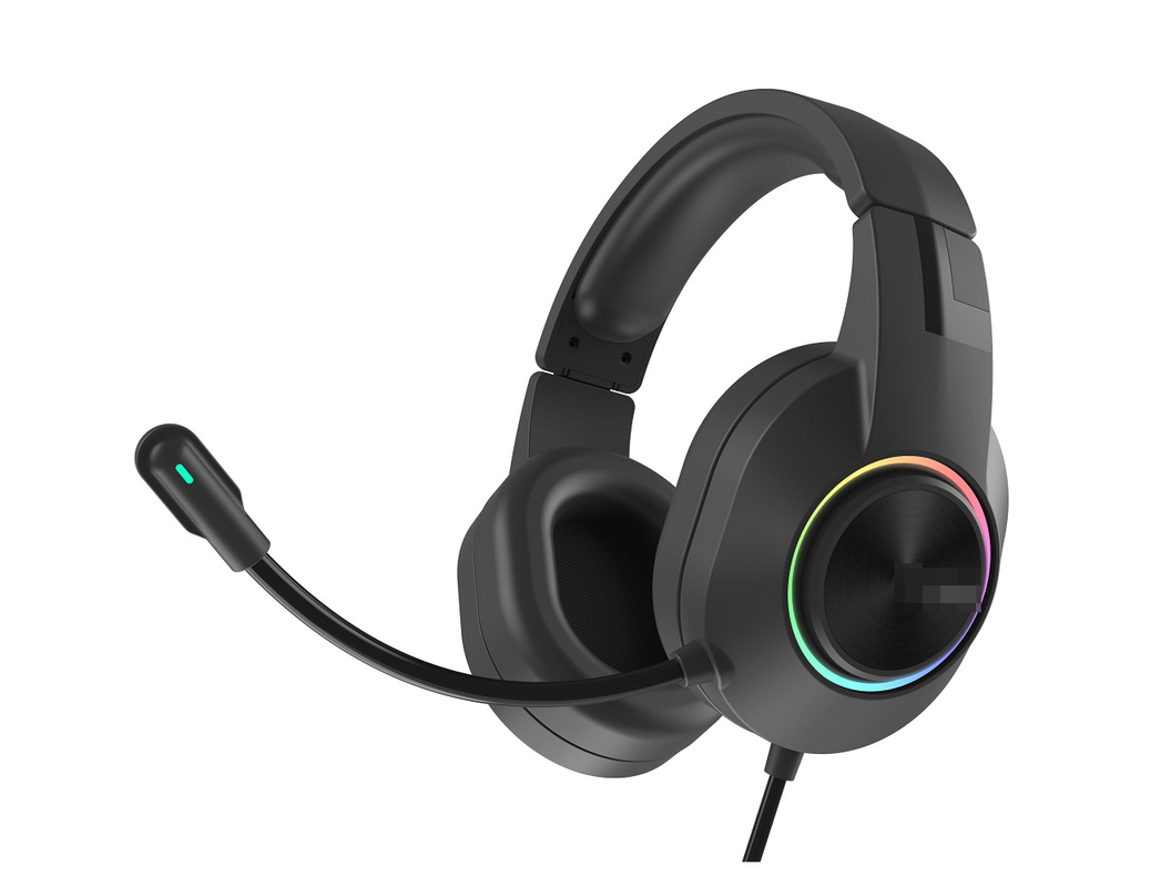 Audífonos de computadora con doble enchufe con efectos de iluminación impresionantes y calidad de audio impresionante para disfrutar de la música y las conversaciones telefónicas