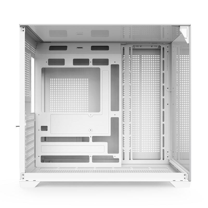Chasis de vidrio de tres lados soporta tarjetas base ATX de tamaño completo Cuerpo de computadora para usuarios que necesitan una expansibilidad de enfriamiento eficiente