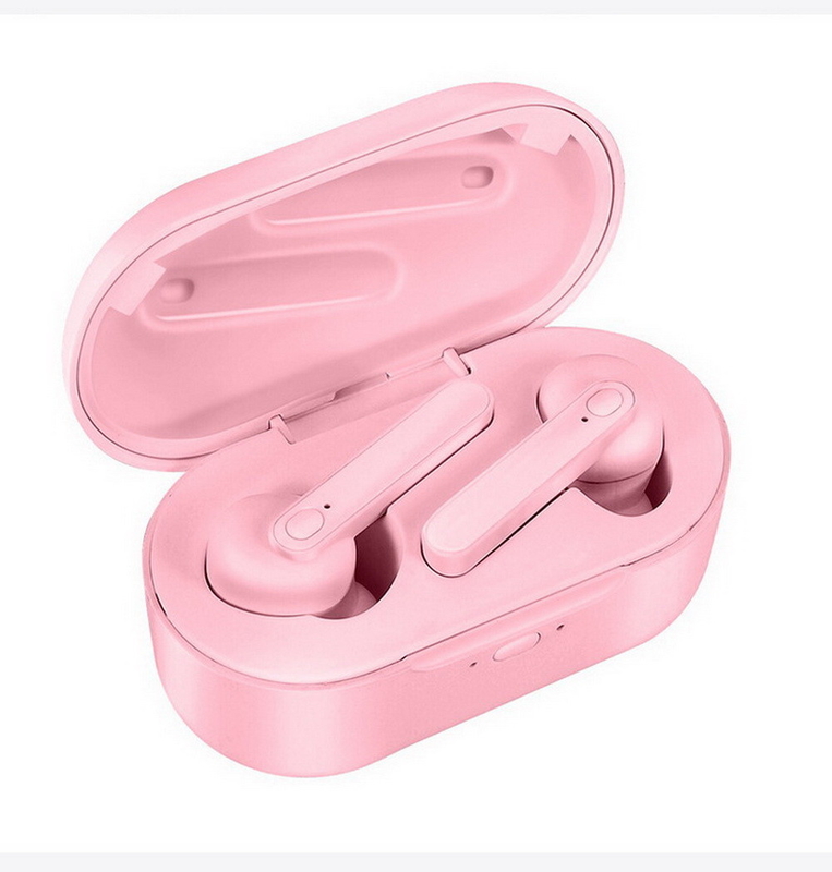 Auriculares inalámbricos ETEK, Bluetooth con micrófono, diseño medio en el oído, reducción de ruido para llamadas claras, bajo profundo, resistente al agua