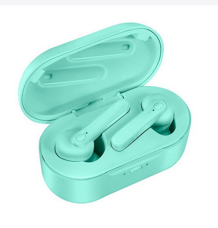 Auriculares inalámbricos ETEK, Bluetooth con micrófono, diseño medio en el oído, reducción de ruido para llamadas claras, bajo profundo, resistente al agua