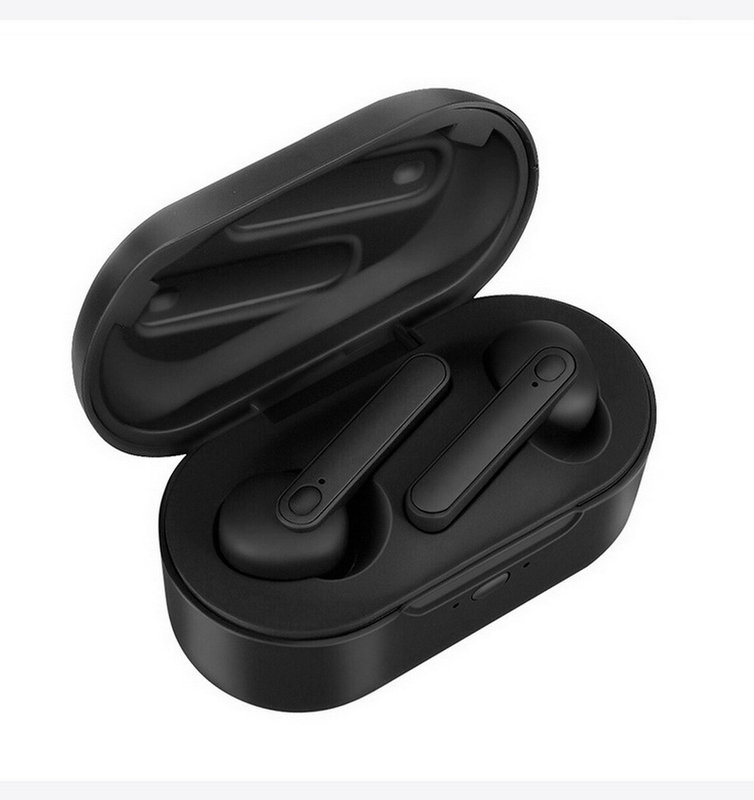 Auriculares inalámbricos ETEK, Bluetooth con micrófono, diseño medio en el oído, reducción de ruido para llamadas claras, bajo profundo, resistente al agua