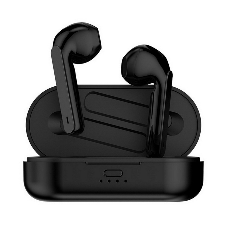 Auriculares inalámbricos ETEK, Bluetooth con micrófono, diseño medio en el oído, reducción de ruido para llamadas claras, bajo profundo, resistente al agua