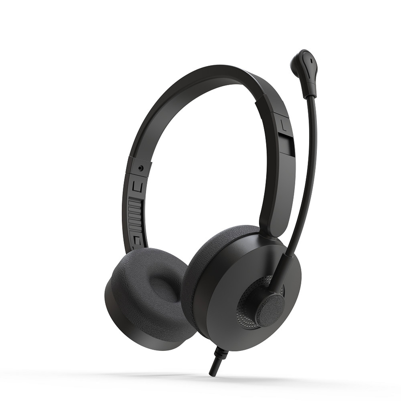 ETEK auriculares con cable con cancelación de ruido bloquea el ruido para sonido inmersivo en reuniones trabajo o juego
