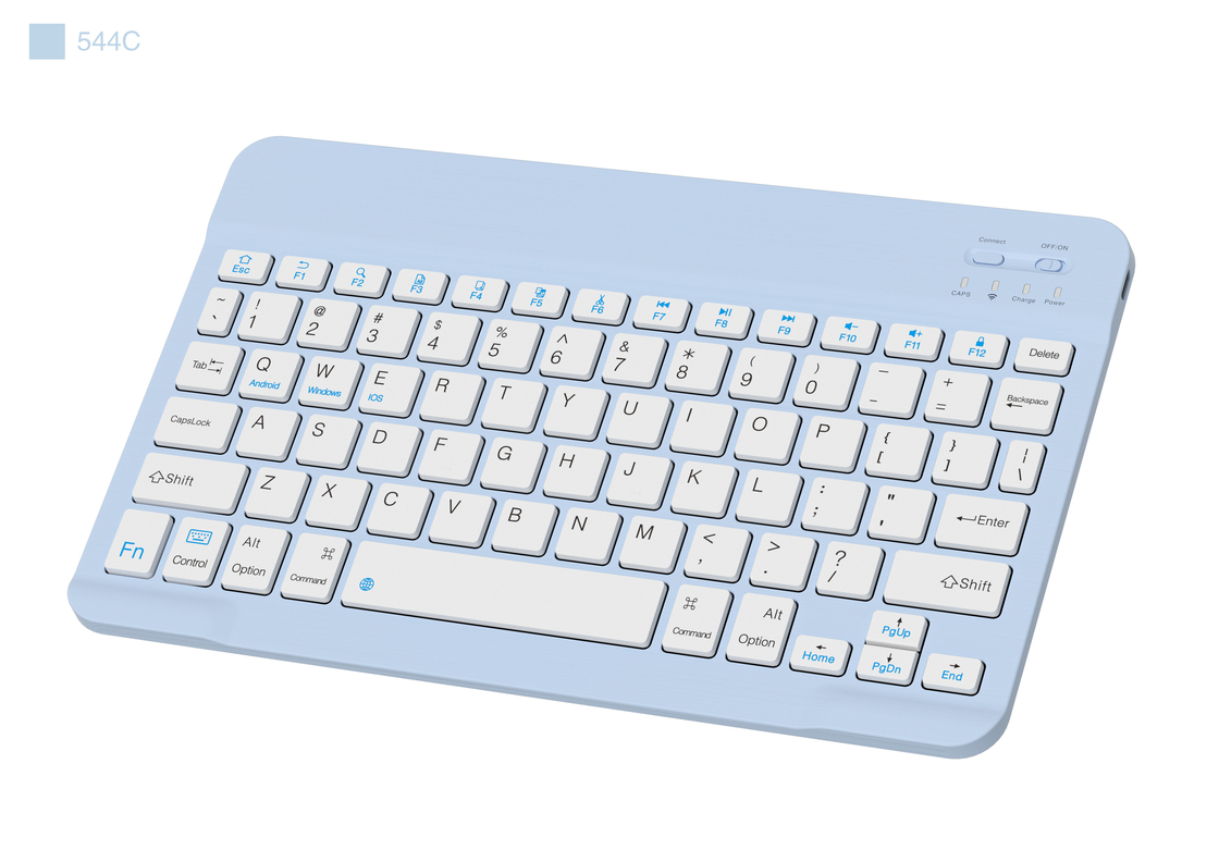 Teclado inalámbrico Bluetooth ultra delgado de 78 teclas Compatible con Windows IOS y Android para usuarios de escritorio móvil