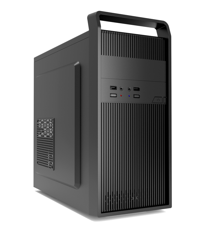 La caja de computadora de juegos portátil con un formato MATX proporciona espacio suficiente para la instalación y actualización de software