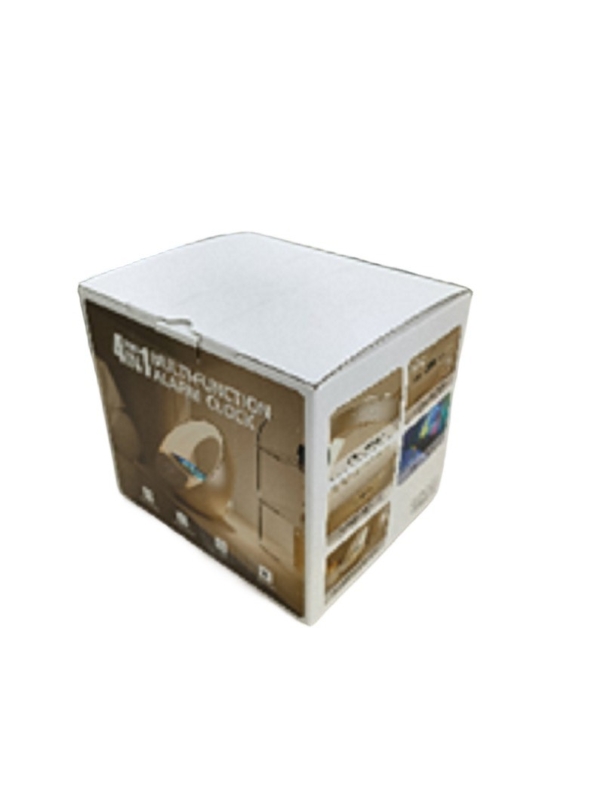 Altavoz de carga inalámbrica multifuncional Conectividad Bluetooth Luces LED incorporadas y reloj de alarma para familias