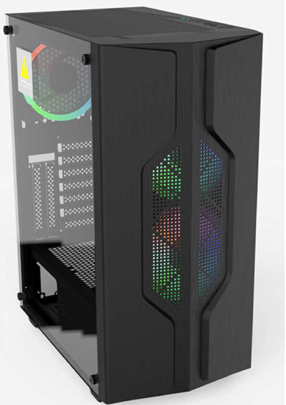 Soporta las placas base ATX Micro ATX y ITX con 7 ranuras de expansión y 6 soportes de ventilador para aficionados a los jugadores DIY