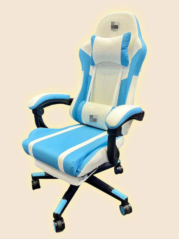 La silla de juegos Premium admite una ergonomía saludable con múltiples ajustes, incluido el reposacabezas, el respaldo y el reposapiés.