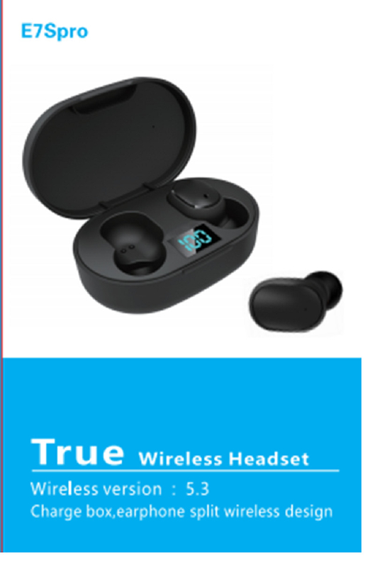 F8 TWS auriculares con Bluetooth versión 5.3 que proporciona hasta 80 horas de tiempo de espera que soporta HFP/A2DP/HSP/AVRCP
