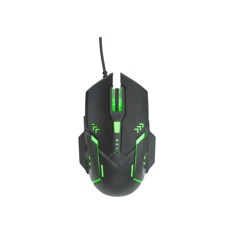 Lightweight Rainbow-backlit LED 6D Wired Gaming Mouse con conmutación multi-DPI para jugadores trabajadores de oficina diseñadores