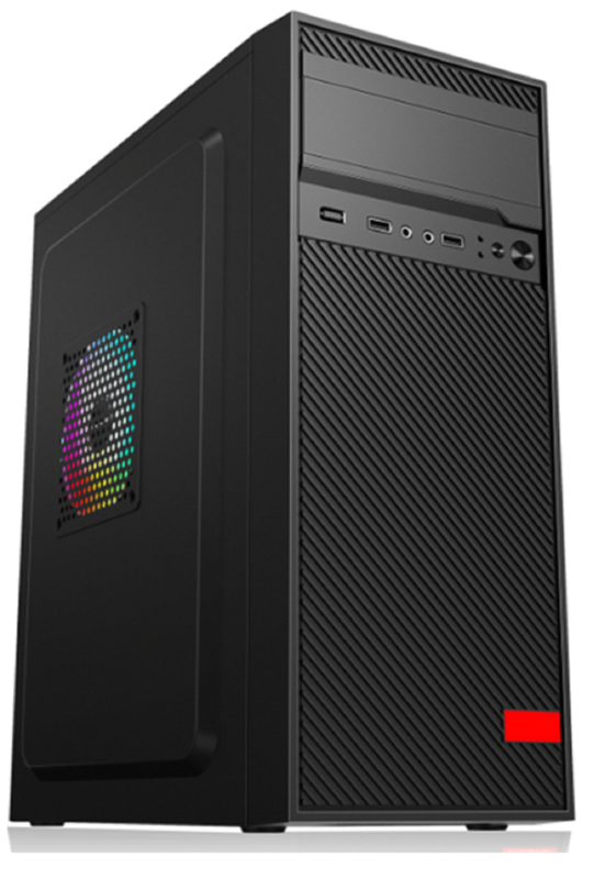 Cuerpo de ordenador soporta 7 ranuras PCI 2 discos duros 3 SSDs 1 unidad de CD Características 5 soportes de ventilador Compatible con las placas base ATX Micro ATX y Mini ATX