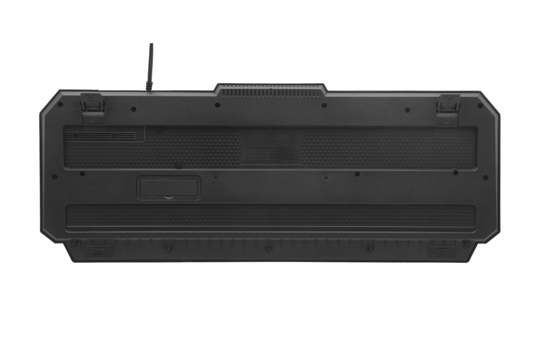 Teclado de juego portátil con retroiluminación de arco iris personalizable con 104 teclas y 10 teclas de acceso rápido para usuarios que buscan un trabajo eficiente
