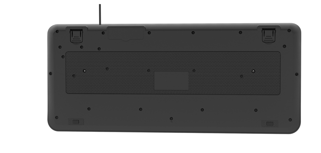 Reverso RGB en modo de luz no respirante teclado con película de fibra de carbono para jugadores entusiastas de la tecnología