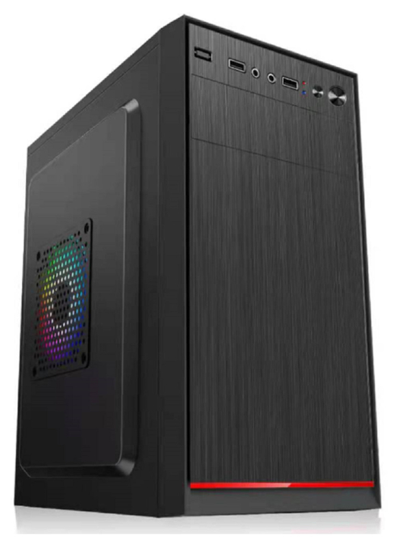 Soporta ATX Micro ATX y Mini ATX Motherboards Cuadro de ordenador con disipación de calor eficiente Compatible con casos que contienen 2 HDD y 3 SSD