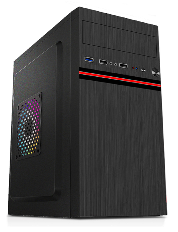 Soporta ATX Micro ATX y Mini ATX Motherboards Cuadro de ordenador con disipación de calor eficiente Compatible con casos que contienen 2 HDD y 3 SSD