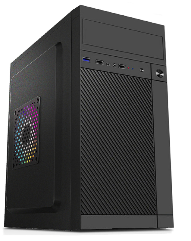 Soporta ATX Micro ATX y Mini ATX Motherboards Cuadro de ordenador con disipación de calor eficiente Compatible con casos que contienen 2 HDD y 3 SSD