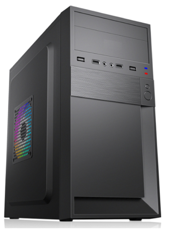 Soporta ATX Micro ATX y Mini ATX Motherboards Cuadro de ordenador con disipación de calor eficiente Compatible con casos que contienen 2 HDD y 3 SSD
