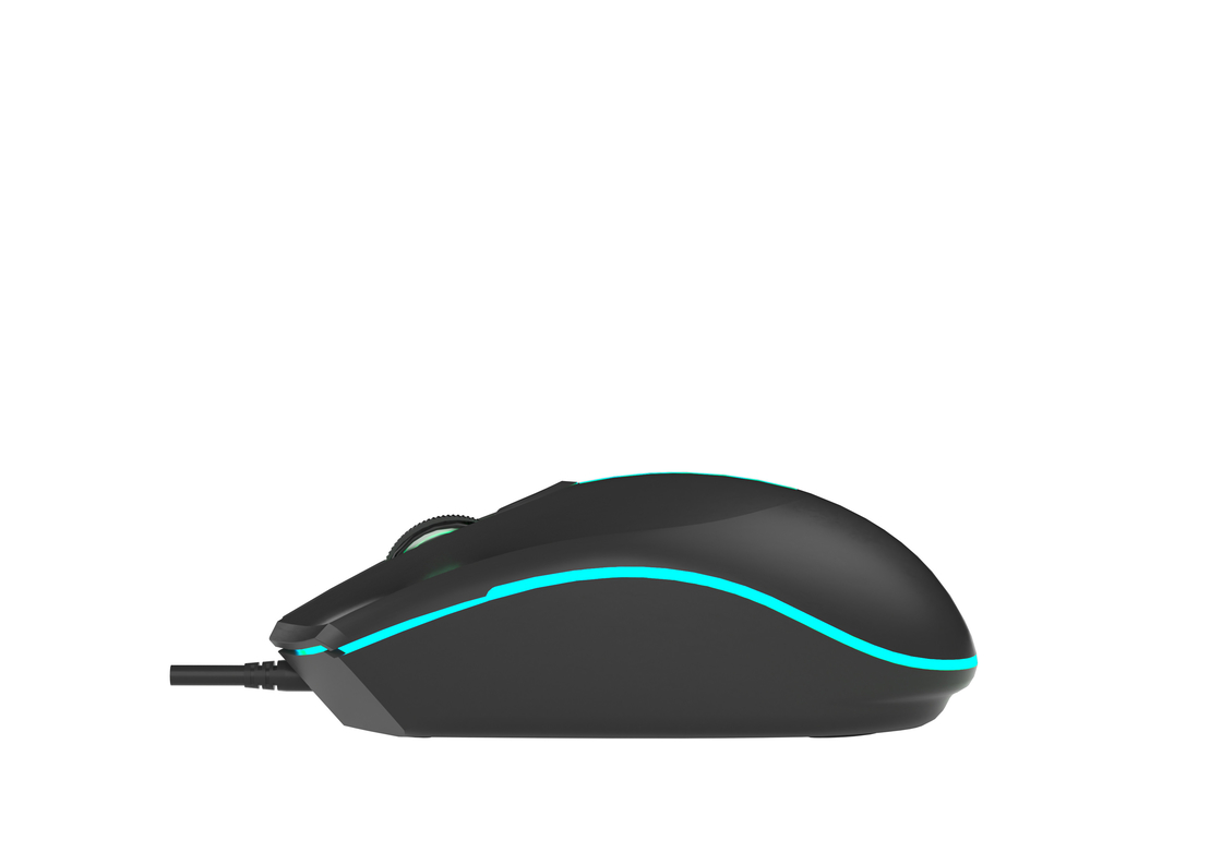 Soporta el funcionamiento 4D Ajustes DPI ajustables Ultraligero Personalizable Mouse de juego portátil para jugadores