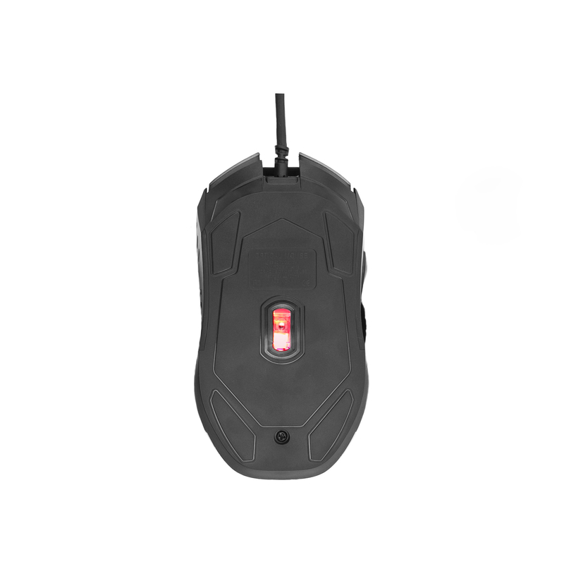 Iluminación de fondo RGB, ajuste de DPI de 4 niveles, USB plug-and-play, ratón de juego 6D ergonómico para profesionales y usuarios generales