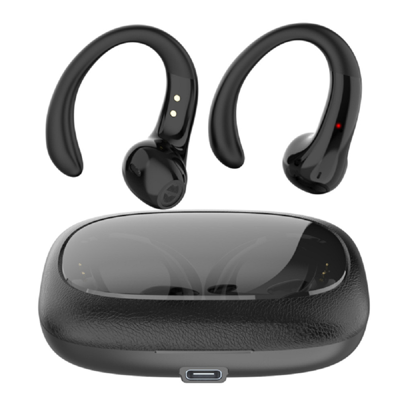 OWS TWS auriculares compactos de baja latencia con antena Banzai y controles táctiles para jugadores, fanáticos de multimedia y viajeros